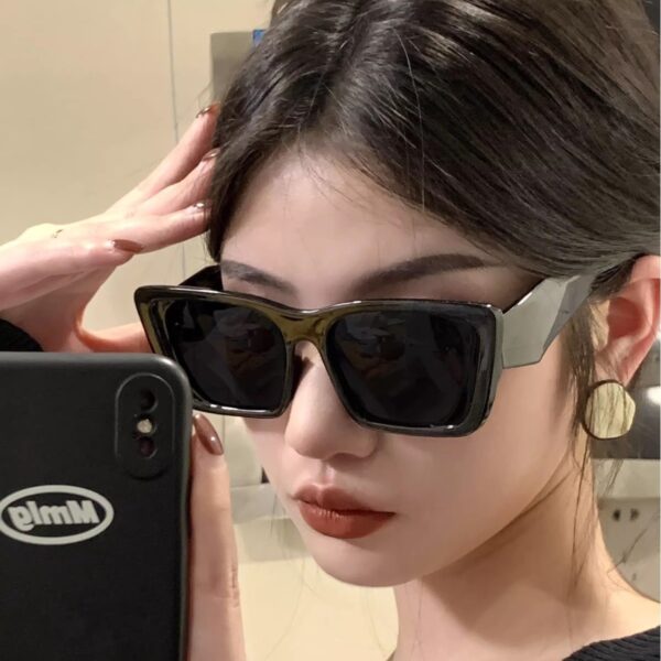 Retro Cat Eye Large Rim Sunglasses European And American Style